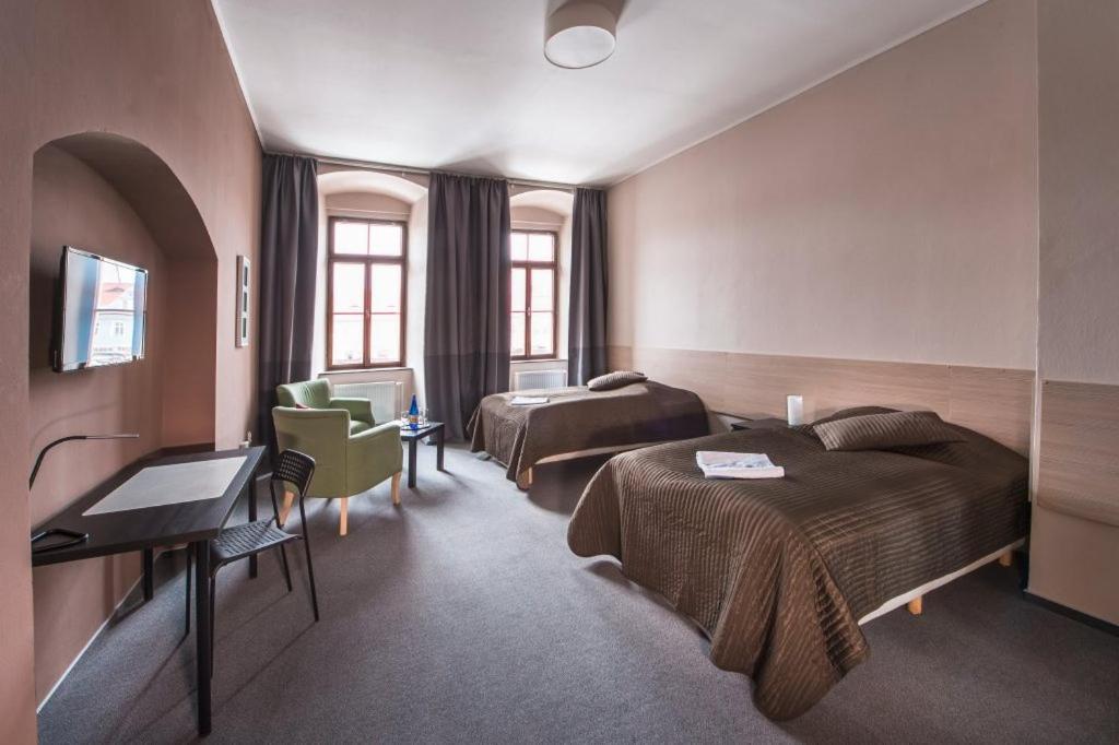 Hotel U Lva Bilina Bagian luar foto